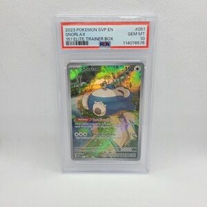 Pokemon Snorlax Card - Blue and Green